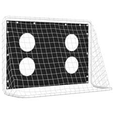 Vidaxl Tréningová futbalová bránka, oceľ, 184x61x122 cm