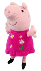 TM Toys Peppa Pig ECO plyšová Peppa 20 cm kytičkové šaty