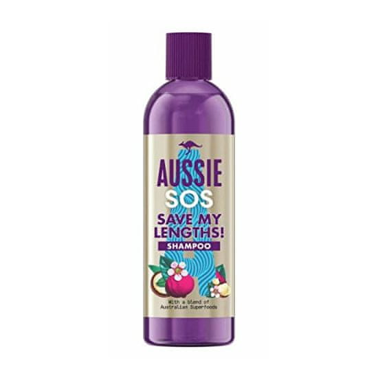 Aussie Šampón pre dlhé a poškodené vlasy SOS Save My Lengths! (Shampoo)