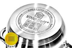 KINGHoff 6-dielna sada oceľových hrncov 2,9/3,9/6,6 l Kh-4447