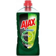 AJAX Boost Charcoal and Lime čistiaci prostriedok na podlahy 5-pack 5x1L