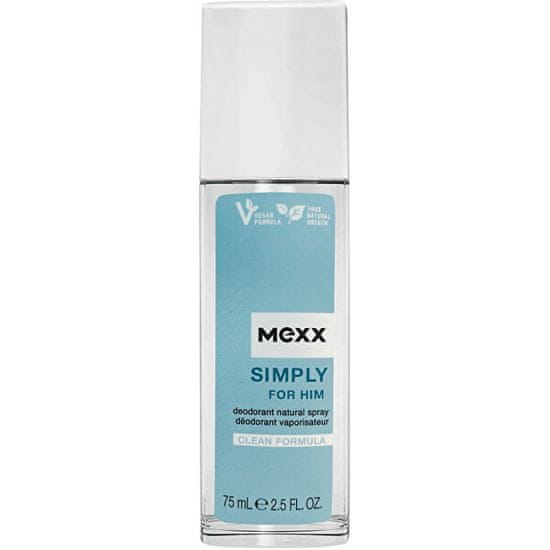 Mexx Simply For Him - deodorant s rozprašovačem