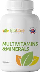 BioCare Vitamíny a minerály - 100 tabliet