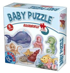D-Toys Baby puzzle Podmorský svet 6v1 (2-5 dielikov)