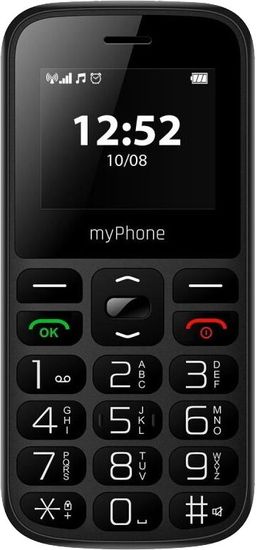 myPhone Halo A Senior, černá