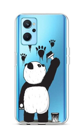 TopQ Kryt Realme 9i silikón Rebel Panda 73057