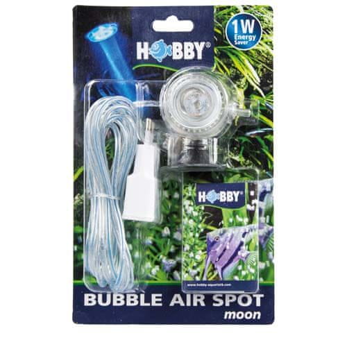 HOBBY aquaristic HOBBY Bubble Air Spot moon okysličovač s modrým LED osvetlením