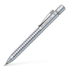 Faber-Castell Guľôčkové pero "Grip-2011", strieborná, 0,5 mm, stláčací mechanizmus