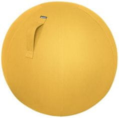 LEITZ Gymnastická lopta na sedenie "Ergo Cosy", tmavo žltá, 65 cm, 52790019