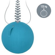 LEITZ Gymnastická lopta na sedenie "Ergo Cosy", modrá, 65 cm, 52790061