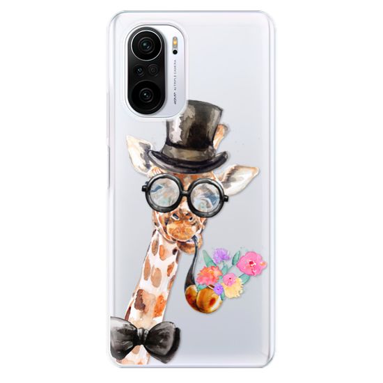 iSaprio Silikónové puzdro - Sir Giraffe pre Xiaomi Poco F3