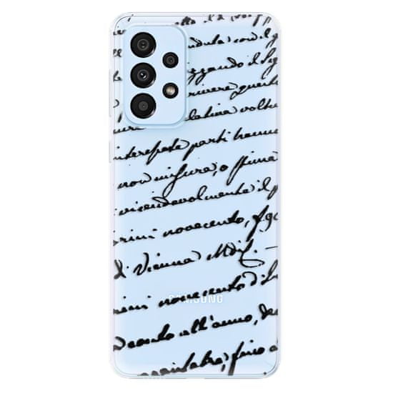 iSaprio Silikónové puzdro - Handwriting 01 - black pre Samsung Galaxy A33 5G