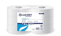 Lucart Professional Toaletný papier "Strong", biely, 200 m, priemer 23 cm, 2 vrstvový, 812216