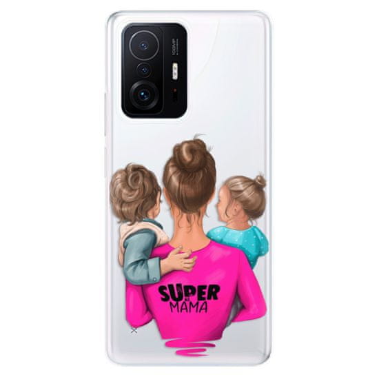 iSaprio Silikónové puzdro - Super Mama - Boy and Girl pre Xiaomi 11T / 11T Pro