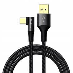 Mcdodo USB telefónny kábel Mcdodo - USB typ C 1,2 m čierny CA-1220