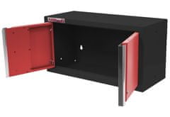 AHProfi Celokovová dvojkrídlová závesná skrinka PROFI RED 680x281x350 mm - RWGB1326C