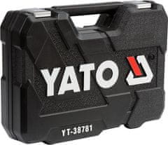 YATO Gola sada s kľúčmi 1/4" a 1/2", 77 dielov - YT-38781