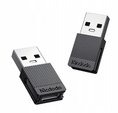 Mcdodo Adaptér Mcdodo USB na USB typu C, 5A čierny OT-6970