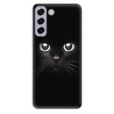 iSaprio Silikónové puzdro - Black Cat pre Samsung Galaxy S21 FE 5G