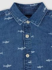 Gap Detská džínsová košeľa žralok Washwell 2YRS