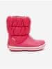 Ružové dievčenské snehule detské Crocs Winter Puff 34-35