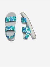 KEEN Modré dámske vzorované sandále Keen Elle 38
