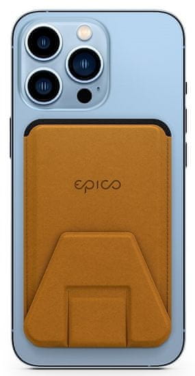 EPICO Magnetic Wallet - hnedá 9918131700004 - rozbalené