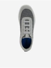 Geox Šedé pánske topánky so semišovými detailmi Geox Spherica 44