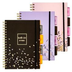 Pukka Pad Špirálový zošit "Rochelle & Jess Project Book", mix farieb, B5, linajkový, 100 listov, 9447-ROC