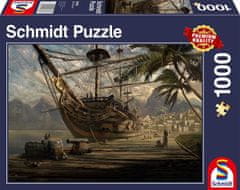 Schmidt Puzzle Loď v prístave 1000 dielikov