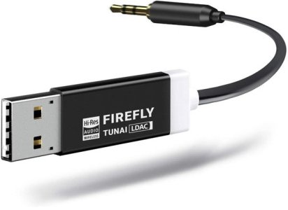 Bluetooth adaptér tunai firefly ldac hifi párovanie s 2 zariadeniami naraz mobilná aplikácia usb aux pripojenie
