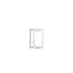 TROCAL Plastové okno | 80 x 120 cm (800 x 1200 mm) | biele | otváravé aj sklopné | pravé