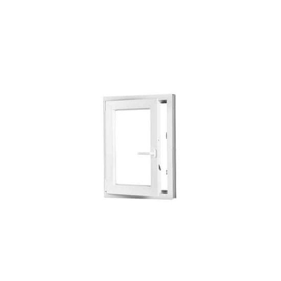 TROCAL Plastové okno | 100x120 cm (1000x1200 mm) | biele | otváravé aj sklopné | ľavé