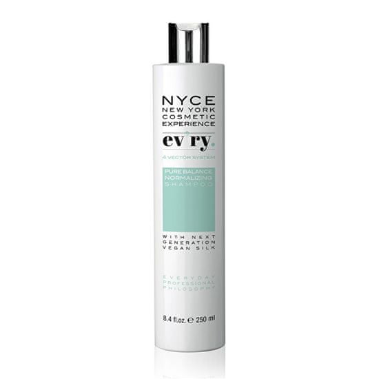 NYCE Vegánsky šampón pre mastiacu sa pokožku hlavy a lupiny Evry ( Pure Balance Normalizing Shampoo)