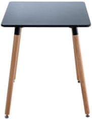 BHM Germany Odkladací stolík Viborg, 60 cm, čierna