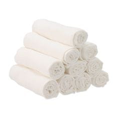 NEW BABY Látkové bavlnené plienky Softy EXCLUSIVE 80 x 80 cm 10 ks biele