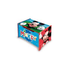 Arditex Detský drevený nábytok 2v1 MICKEY MOUSE Lavica / Box na hračky, WD14005