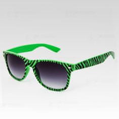 Oem slnečné okuliare Nerd zebra zelená
