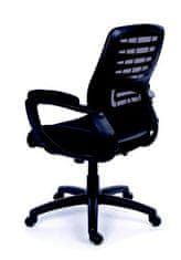MAYAH Executive stoličky, textilné, čierna základňa, MaYAH"Smart", čierna, 11103-02D BALCK