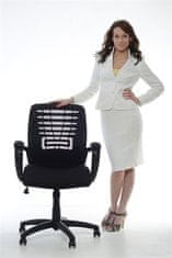 MAYAH Executive stoličky, textilné, čierna základňa, MaYAH"Smart", čierna, 11103-02D BALCK
