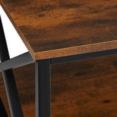 tectake Konferenčný stolík Pittsburgh 100x55x45,5cm - Industrial tmavé drevo