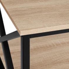 tectake Konferenčný stolík Pittsburgh 100x55x45,5cm - Industrial svetlé drevo, dub Sonoma