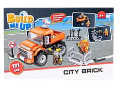 Mikro Trading Stavebnice BuildMeUP, City bricks 171 kusov v krabici