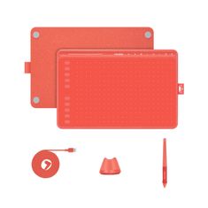 Huion HS611 červený, grafický tablet