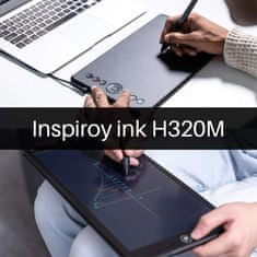 Huion Inspiroy Ink H320M čierný, grafický tablet