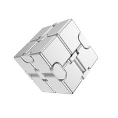 Dali Infinity Cube Antistresová kocka kovová - silver
