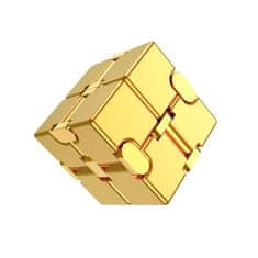 Dali Infinity Cube Antistresová kocka kovová - zlatá