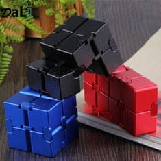 Dali Infinity Cube Antistresová kocka kovová - čierna