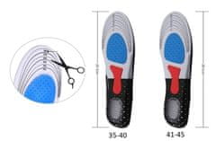CoolCeny Mäkké ortopedické vložky do topánok - S - 35-40