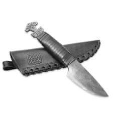 Madhammers Kovaný nôž - "Thor" čierny, 21,6 cm